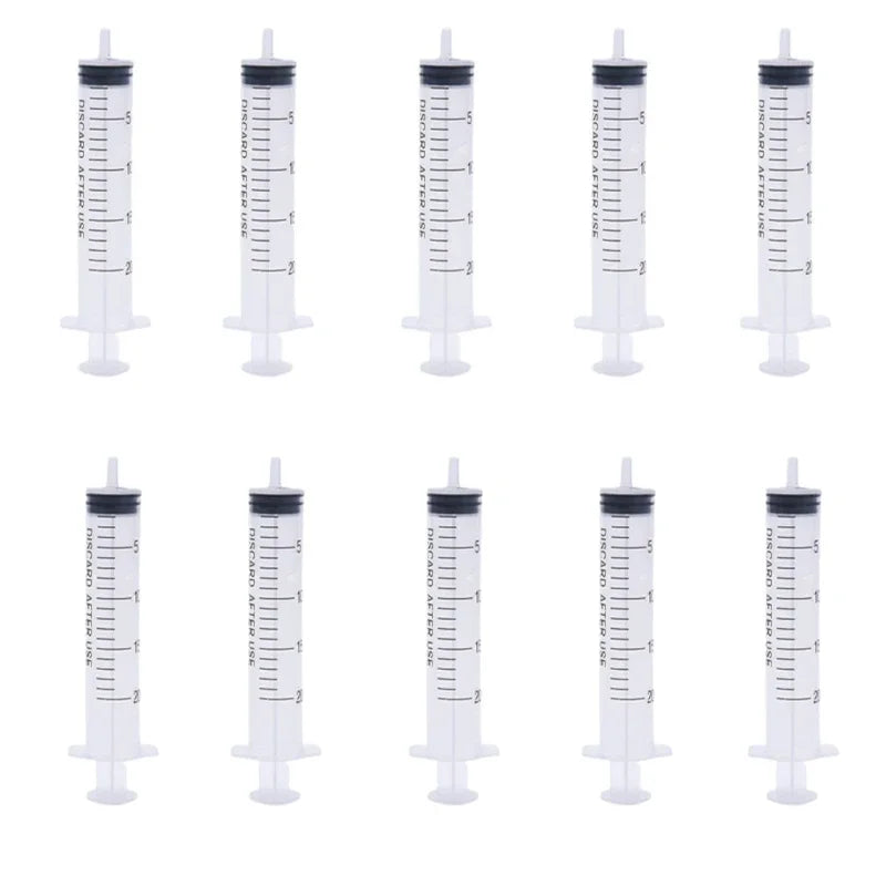 Plastic Measuring Syringes – Reusable 1ml–10ml for Hydroponics & Kitchen