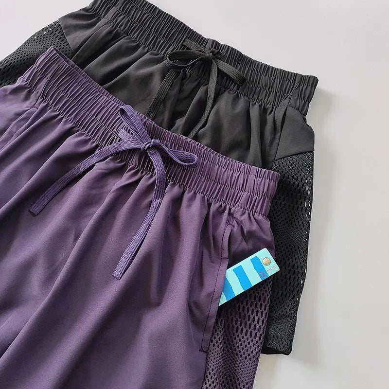 Women's Quick-Dry Loose Workout Shorts with Pockets