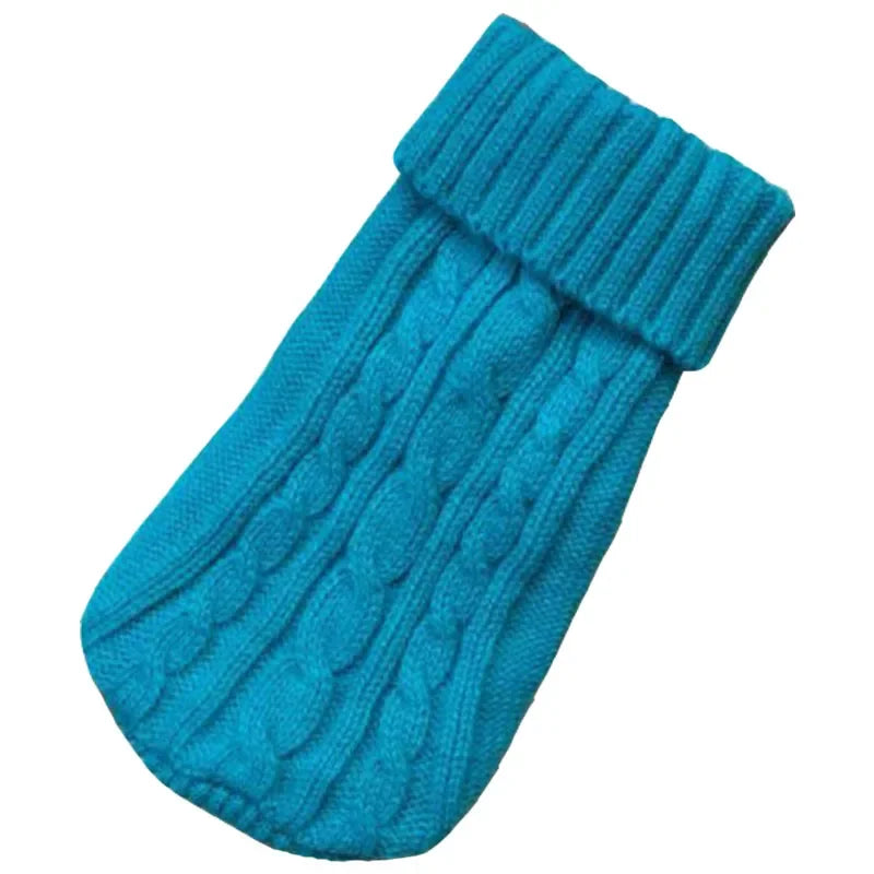 Knitted Dog Sweater – Winter Pet Clothes for Small & Medium Dogs