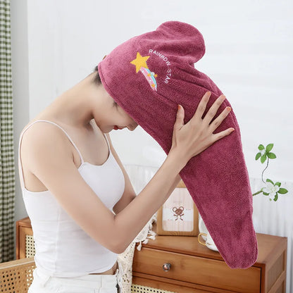 Microfiber Hair Towel Wrap – Quick Dry Turban for Women