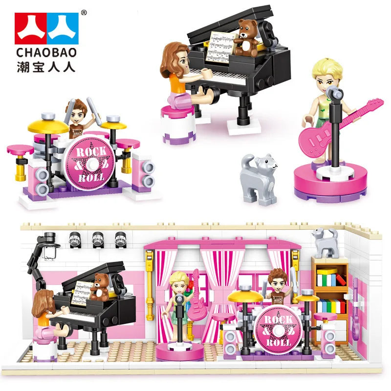 Frozen Princess Ice Castle Building Blocks Set – Girls Toy Gift