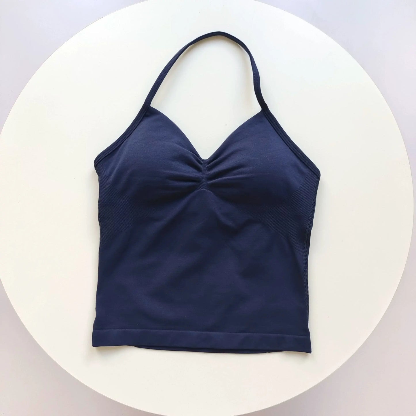 Women's Open Back Sports Bra – Breathable Yoga Top