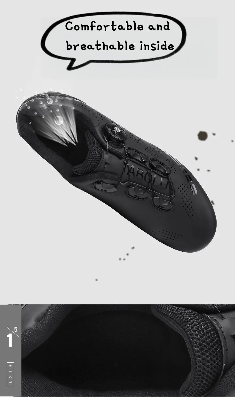 MTB Cycling Shoes Unisex – SPD Cleat Compatible, Non-Slip Road & Mountain Bike Shoes