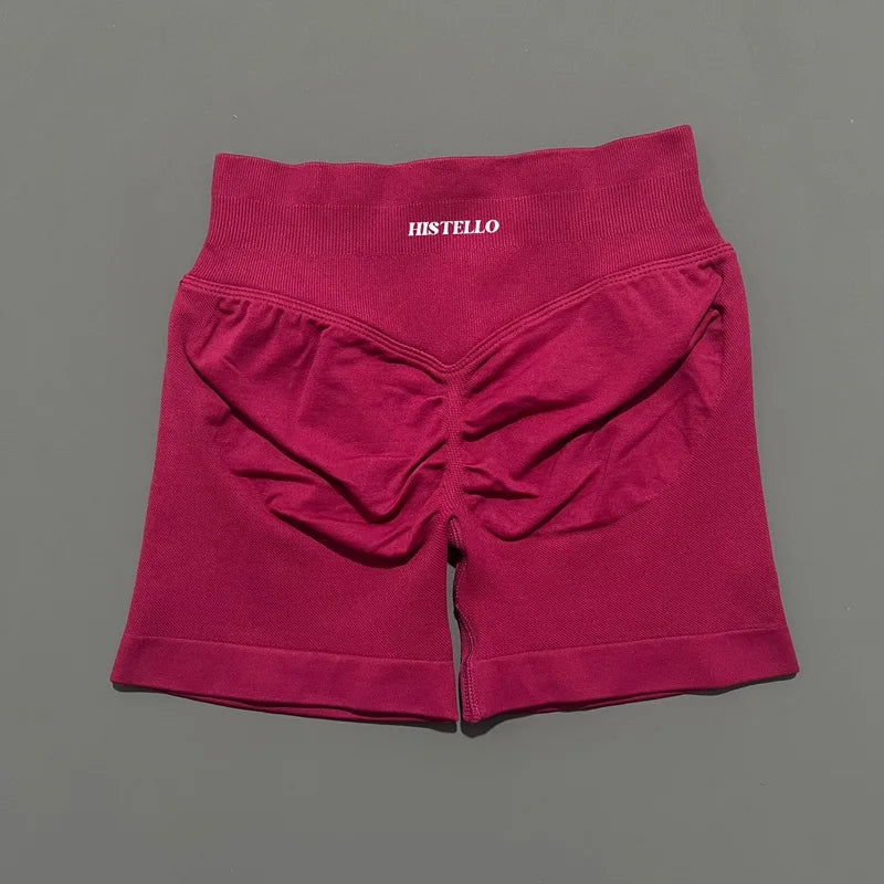 Women's Seamless High-Waist Workout Shorts – Yoga & Gym