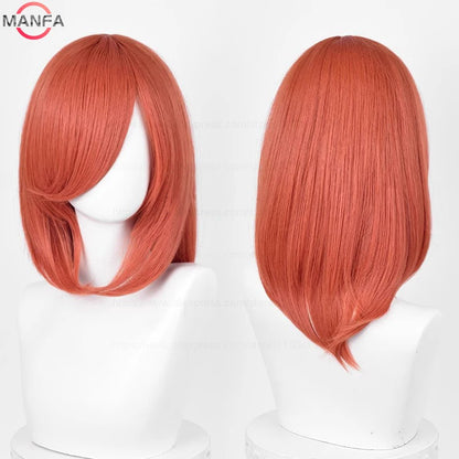 Anime Cosplay Wig - 40cm Medium Straight Wig with Bangs