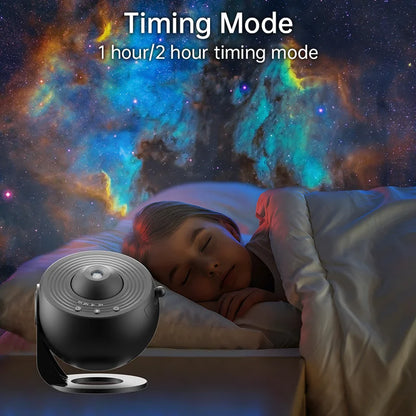 Night Light Galaxy Projector Starry Sky Rotate Planetarium Lamp Room Decoration Holiday Gifts
