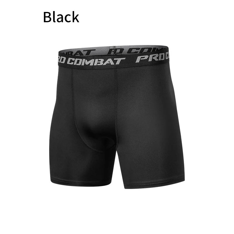 Men's Quick-Dry Compression Athletic Shorts – Moisture-Wicking Boxer Briefs