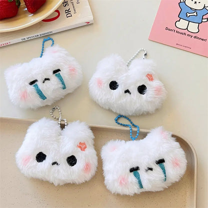 Cute Plush Bear Keychain Pendant – Bag Charm & Backpack Accessory