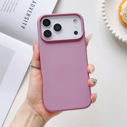 Matte Candy Color Phone Case Iphone 17 Air 16 16e 15 Pro Max Liquid Silicone Shockproof Protection
