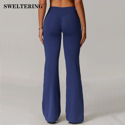 Flare Yoga Pants for Women – High Waist Bell Bottom Leggings
