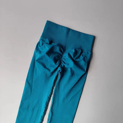 Seamless High-Waist Yoga Leggings – Scrunch Butt Lift Pants for Women