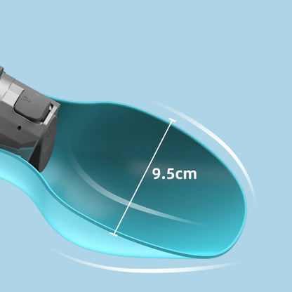 Portable Dog Water Bottle with Foldable Drinking Bowl