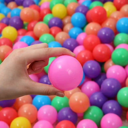 100-Pack Colorful Plastic Ball Pit Balls for Kids
