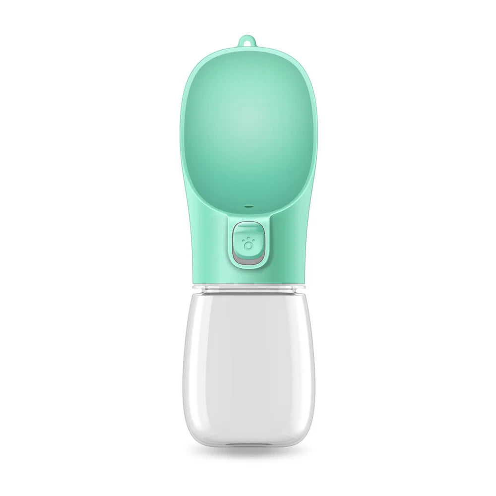 Portable Dog Water Bottle with Drinking Bowl – Leakproof Travel Pet Dispenser