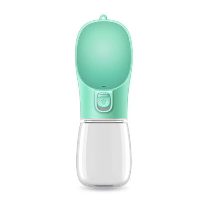 Portable Dog Water Bottle with Drinking Bowl – Leakproof Travel Pet Dispenser
