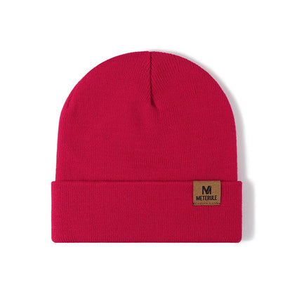 Knit Cuffed Beanie – Winter Warm Hat for Men & Women
