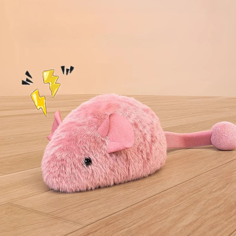 Luminous Interactive Mouse Cat Toy – Plush Glowing Mice for Indoor Cats