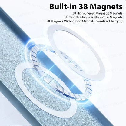 Magsafe Original Magnetic Cases Iphone 15 14 13 12 11 Pro Max Plus Wireless Charge Case Liquid