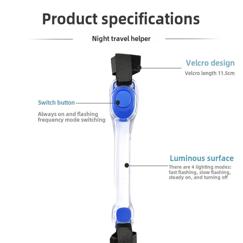 LED Dog Safety Light Pendant – Waterproof Glowing Collar Clip