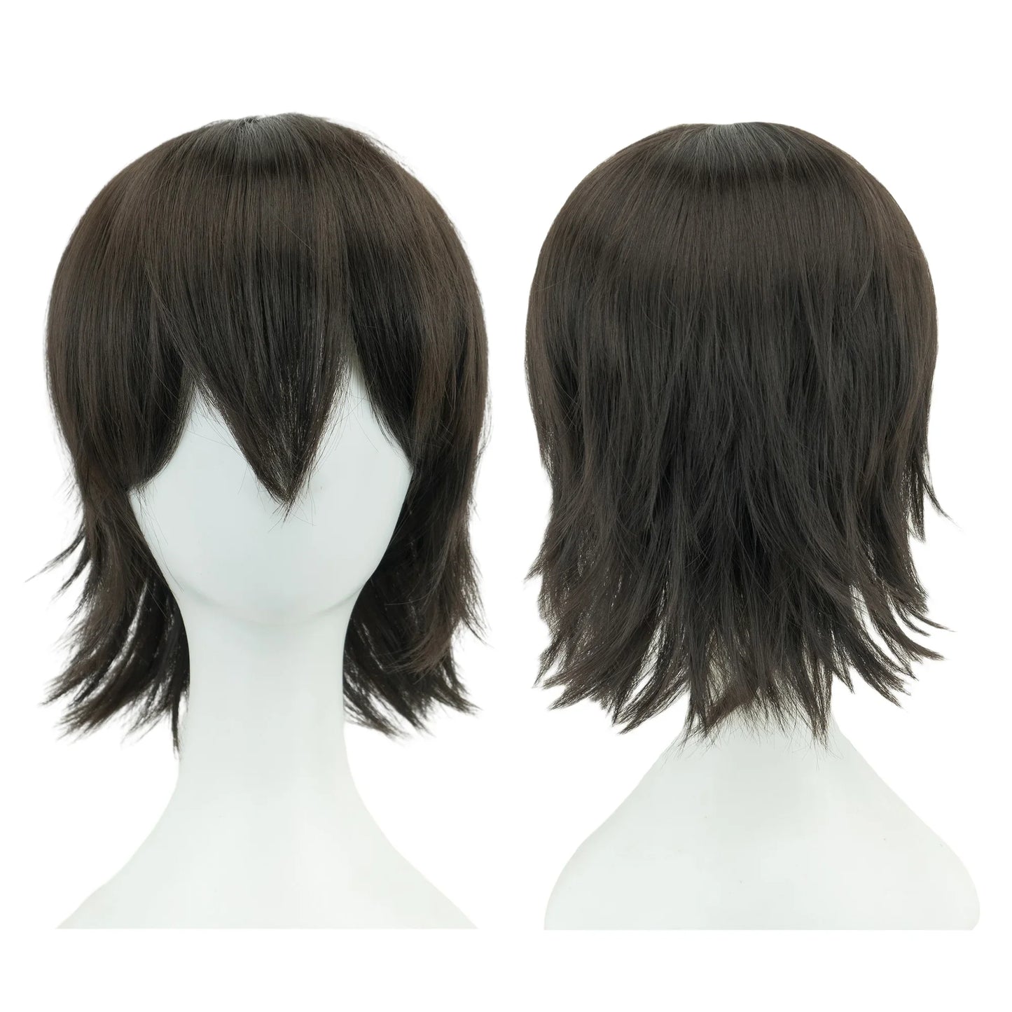 12-Inch Short Cosplay Bob Wig – Multi-Color Synthetic Hair