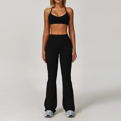 Women's Yoga Set – 2 & 3 Piece Sports Bra & Shorts Activewear