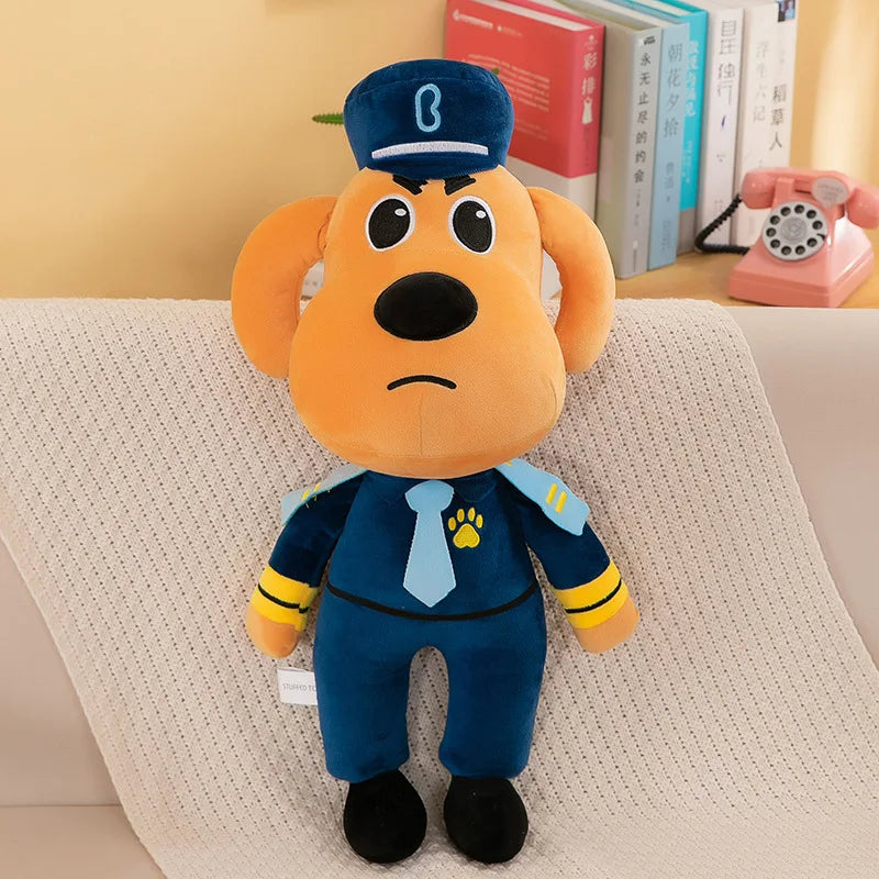 Sheriff Dog Stuffed Plush Toy – 30cm Anime Police Puppy Doll