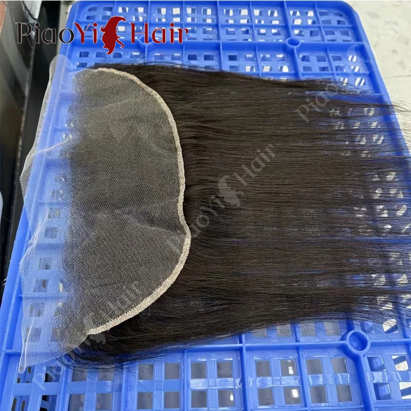 Frontal Only 13x6 Straight 13x4 Hd Lace Brazilian Human Hair Preplucked 4x4 5x5 6x6 Transparent 2x6
