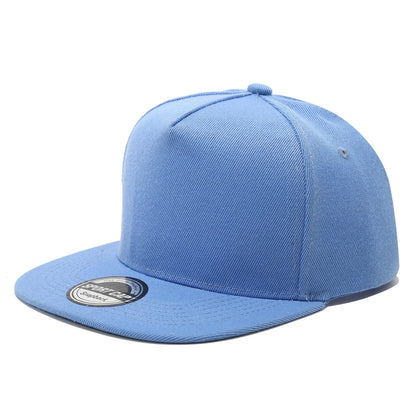 Snapback Baseball Cap Solid Color Unisex Hip Hop Hat