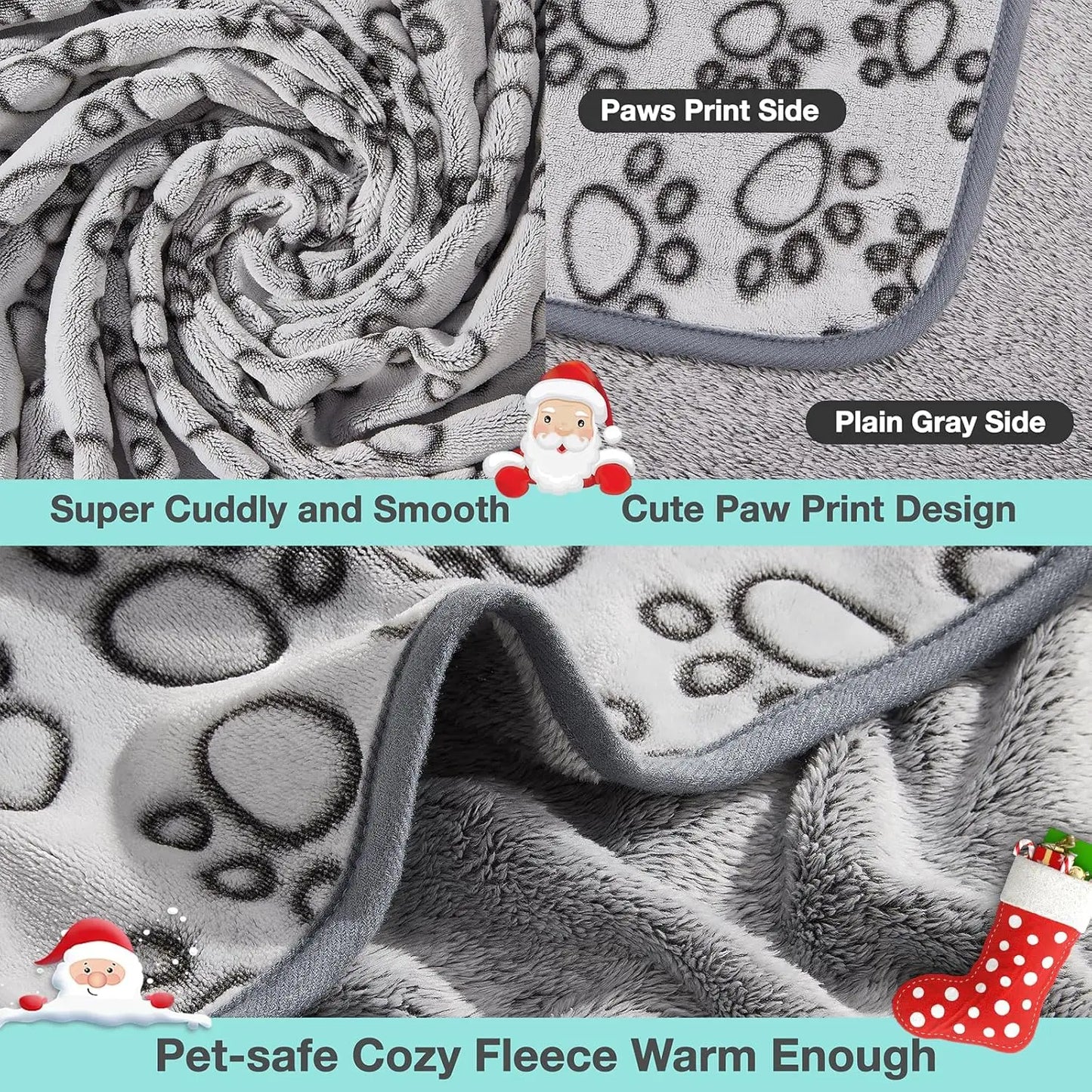 Pet Blanket - Soft Washable Fleece for Dogs & Cats