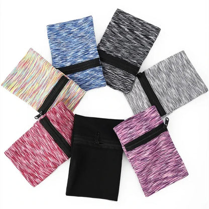 Wrist Wallet Pouch – Zipper Sports Running Wristband Bag
