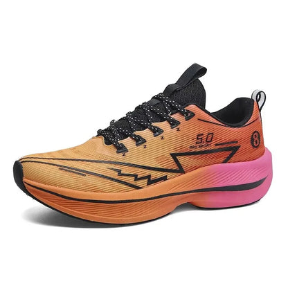 Carbon Plate Running Shoes – Soft Cushion Shock-Absorbing Unisex Sneakers