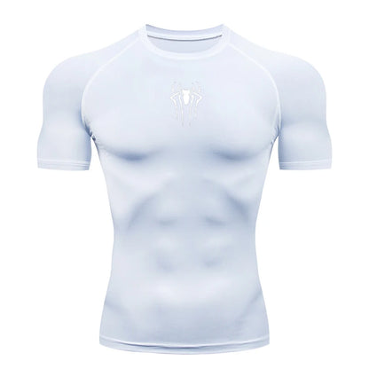 Men's Compression Sport T-Shirt – Quick-Dry Short Sleeve Gym Top