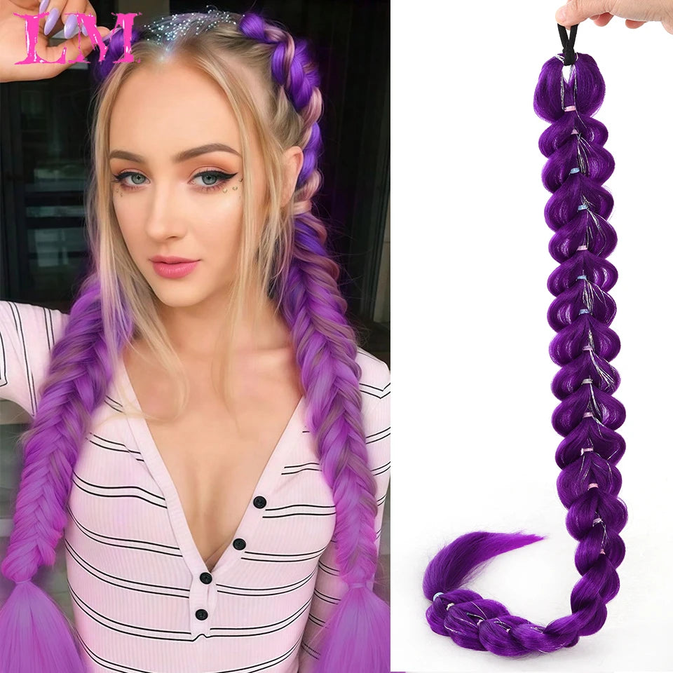 Synthetic Jumbo Braid Hair Extension 32 Inch – 6 Colors