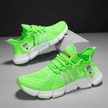 Men's Breathable Mesh Sneakers – Lightweight Walking Shoes Plus Size
