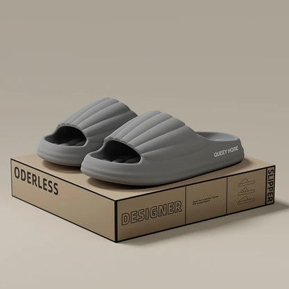 Stylish Men S Slippers Thick Sole Pressure Distribution Soft Bouncy Comfort Beach Sandals Anti Slip