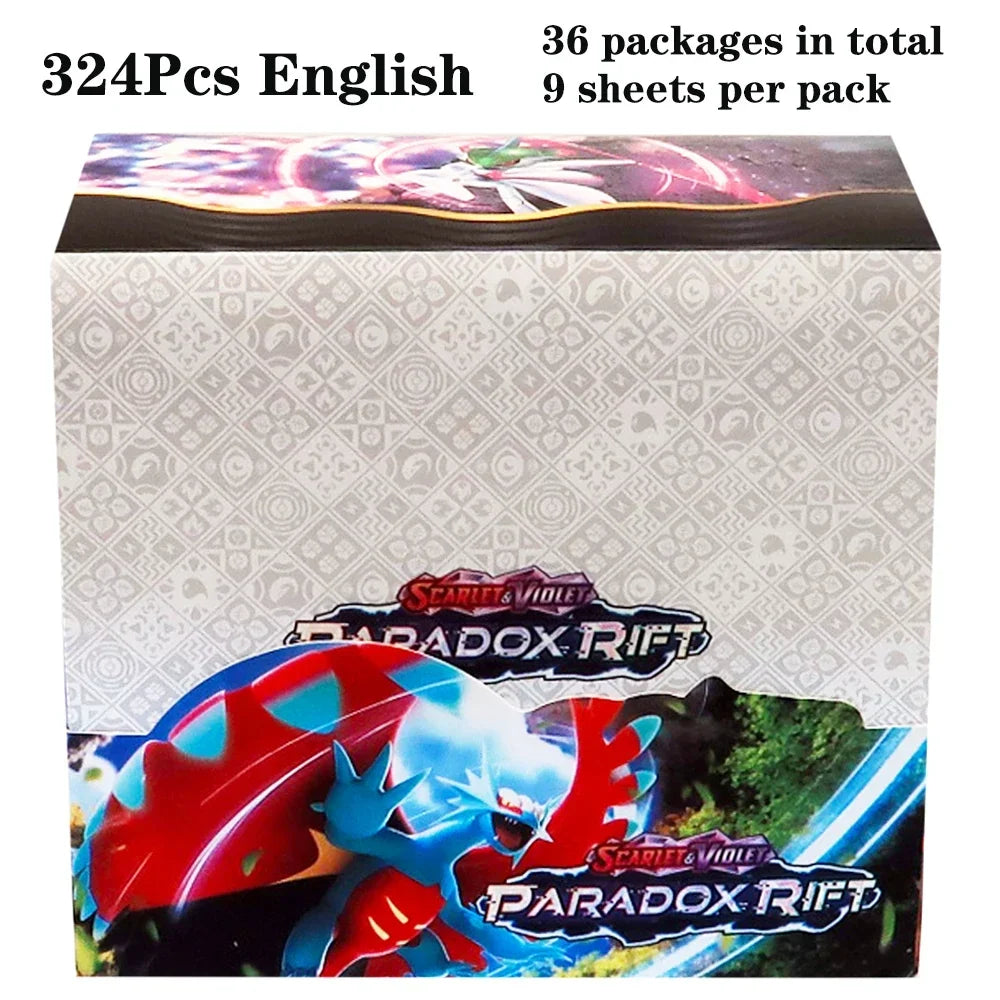 324pcs Pokemon Tcg Sword Shield Tempest Bonds Booster Box Trading Card Game Kids Toys Board