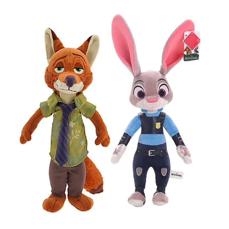 Zootopia Plush Toy – Judy Hopps & Nick Wilde Stuffed Dolls