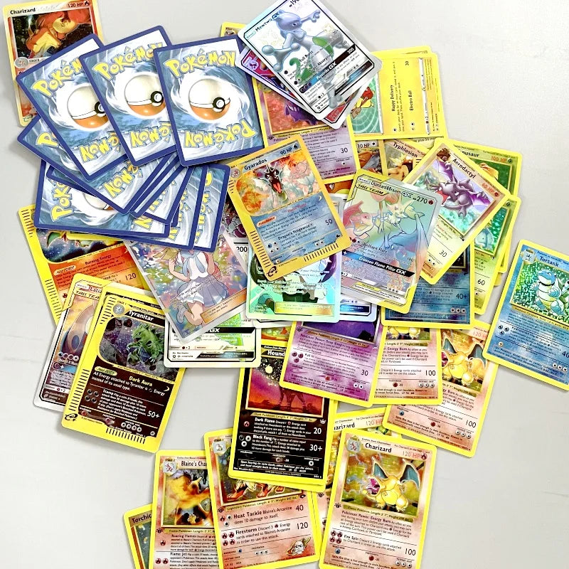 Pokemon 54pcs Mega Cards Box English Shining Energy Battle Toys Trading Card Game Kids Boys Gift