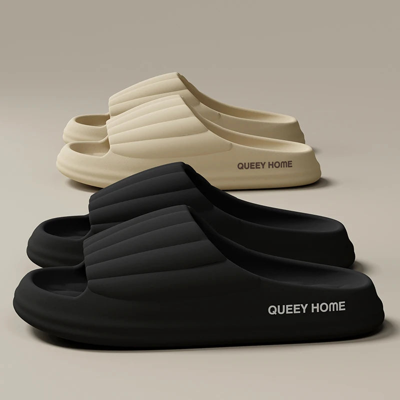 Stylish Men S Slippers Thick Sole Pressure Distribution Soft Bouncy Comfort Beach Sandals Anti Slip
