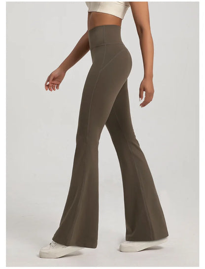 High Waist Flare Pants for Women – Butt Lifting Yoga Bell Bottom Leggings