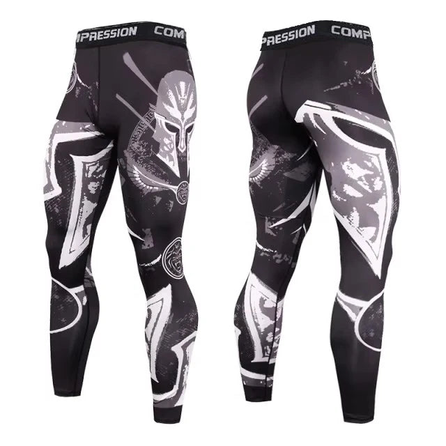 Men's Compression Leggings – Gym Training Tights & Sports Pants