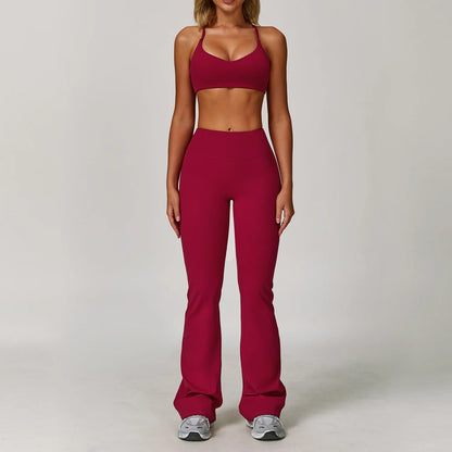 Women's Yoga Set – 2 & 3 Piece Sports Bra & Shorts Activewear