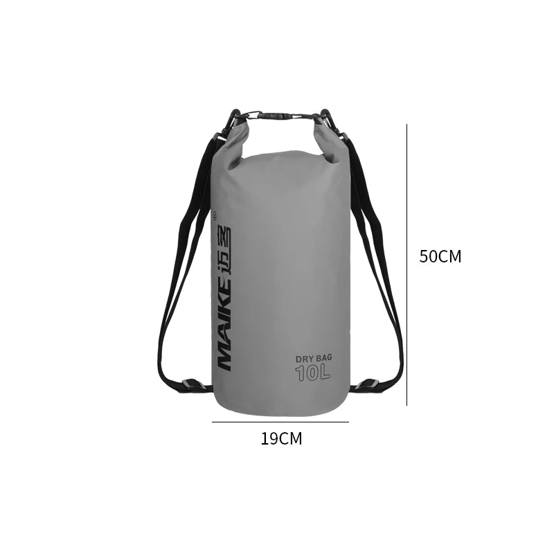 MAIKE Waterproof Dry Bag – 5L 10L 15L Roll-Top Sack