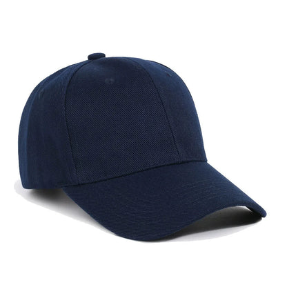 Plain Baseball Cap – Unisex Adjustable Snapback Hat
