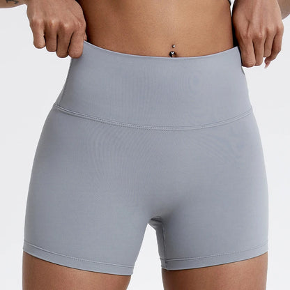 High-Waist Butt Lift Sports Shorts – Slim Fit Running & Cycling Shorts for Women