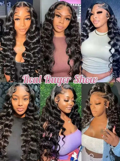 HD Lace Front Wig Human Hair Loose Deep Wave 13x4 13x6 Glueless