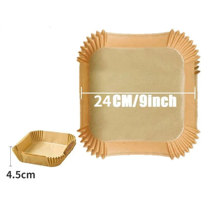 Air Fryer Disposable Paper Liners – Round & Square