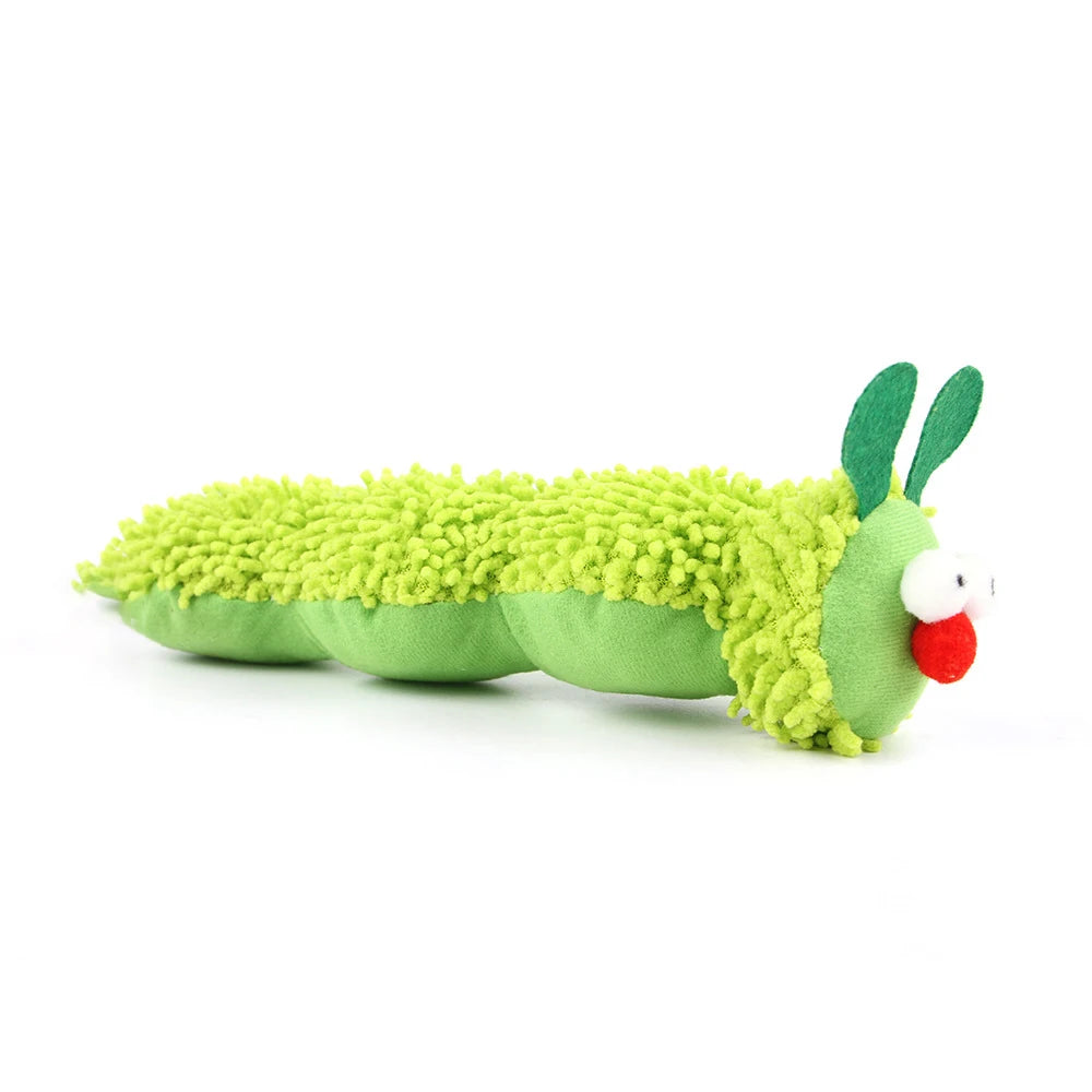 Caterpillar Catnip Chew Toy – Silvervine Molar Teaser for Cats