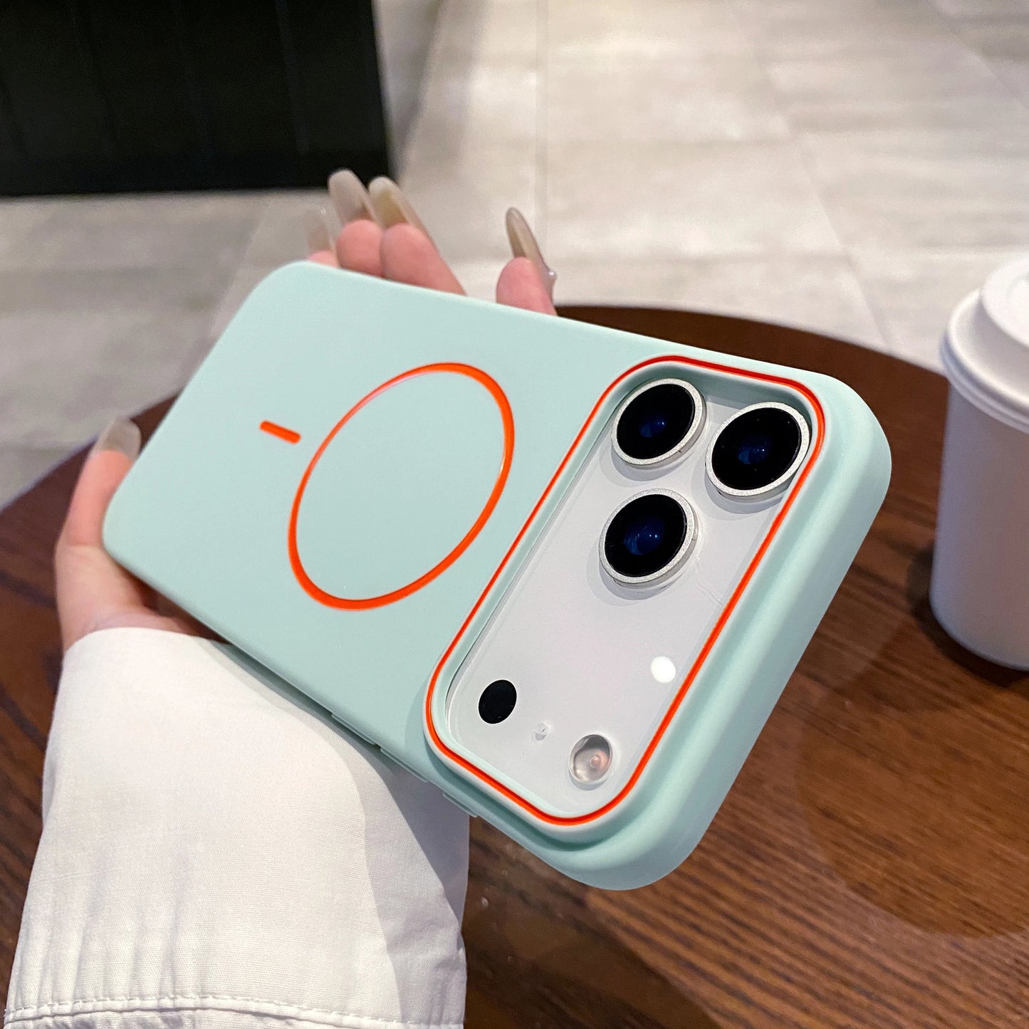 Ultrathin Simple Magnetic Phone Case Iphone 11 12 13 14 15 16 17 18 Pro Max Air Wireless Charging