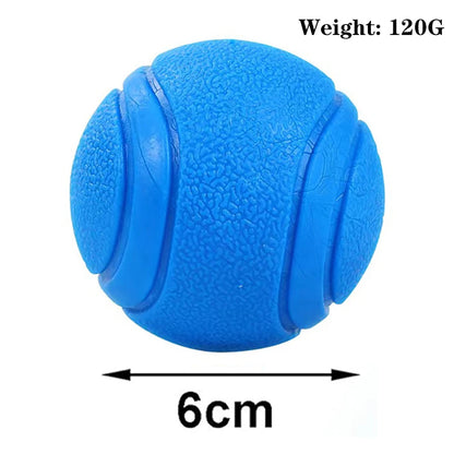 Rubber Dog Ball Bite-Resistant Fetch & Training Toy